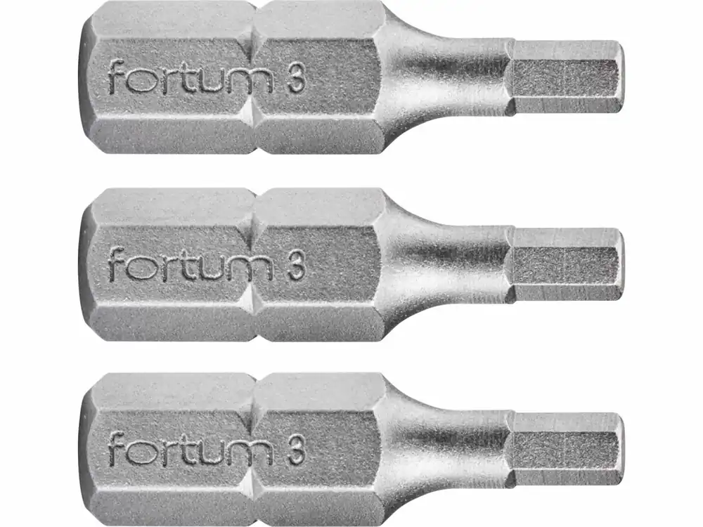FORTUM Bit imbus sada 3ks, H 3x25mm, S2 4741504 | Žádaný produkt