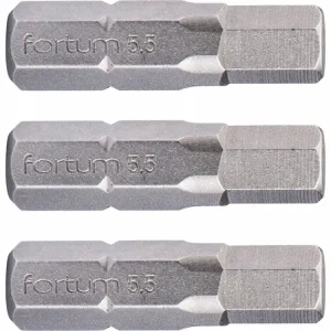 Skvělá nabídka | FORTUM Bit imbus sada 3ks, H 5,5x25mm, S2 4741507