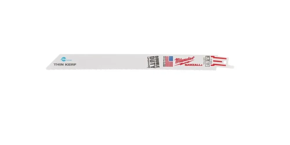 Akční cena - 1ks-MILWAUKEE Sawzall pilový plátek na kov 230mm,18TPI, 8%Co, pro mečové pily ocasky
