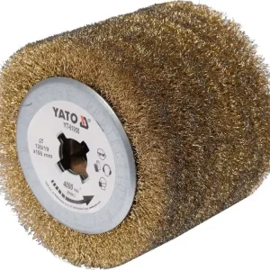 YATO Kartáč pro satinovací brusku 120x100mm ocelový YT-81955 - Lze objednat
