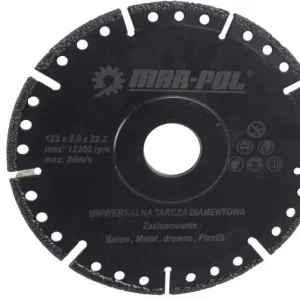 Velká sleva | Kotouč diamantový univerzální 125mm pro keramiku, beton, kámen, plast, ocel