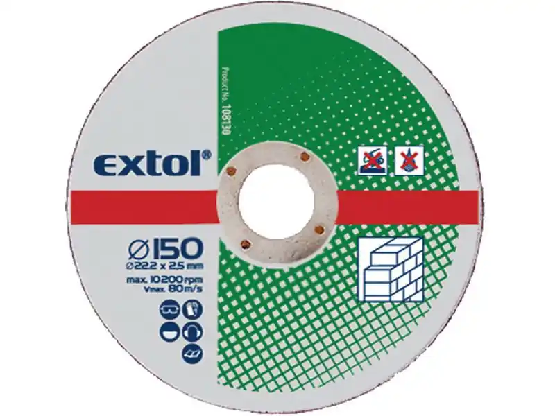 Žádaný produkt | kotouče řezné na kámen, 5ks, 125x2,5x22,2mm, EXTOL CRAFT
