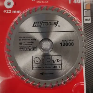 Pilový kotouč s SK plátky 125x22,2mm 40 zubů - Vrácení zdarma