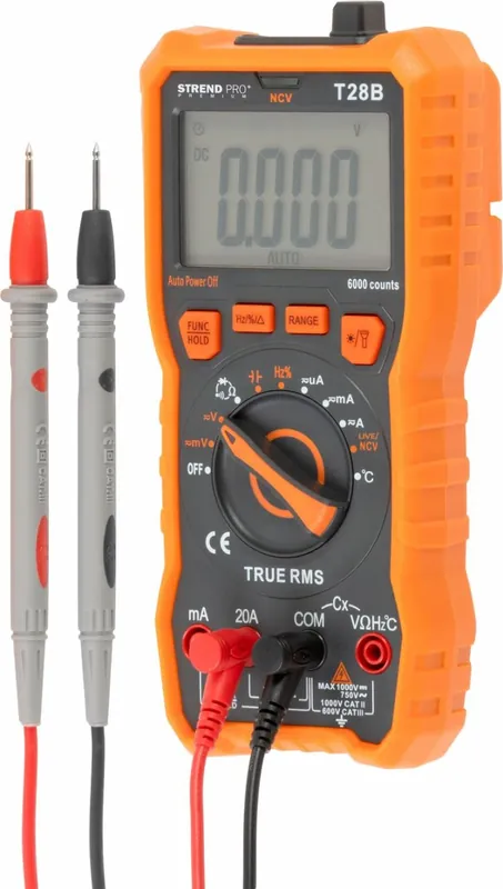 Sleva navíc | STREND PRO T28B digitální multimetr 1000A, 20A