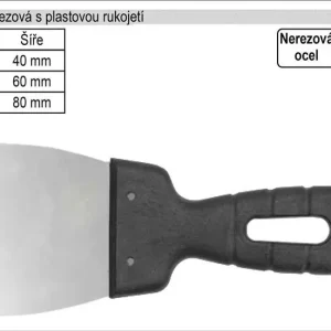 Špachtle nerezová 40mm | Skvělé hodnocení