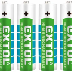 Nenechte si ujít nabídku - EXTOL ENERGY Nabíjecí tužkové baterie AA 1,2V (HR6) NiMh, balení 4ks