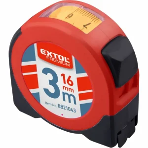 Výhodný nákup | EXTOL PREMIUM metr svinovací s odečítacím okénkem, 3m, š. pásku 16mm 8821043