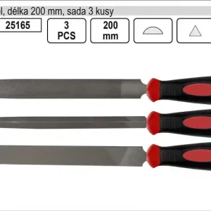 Pilníky VOREL délka 200mm sada 3 kusy - Velmi žádaný produkt