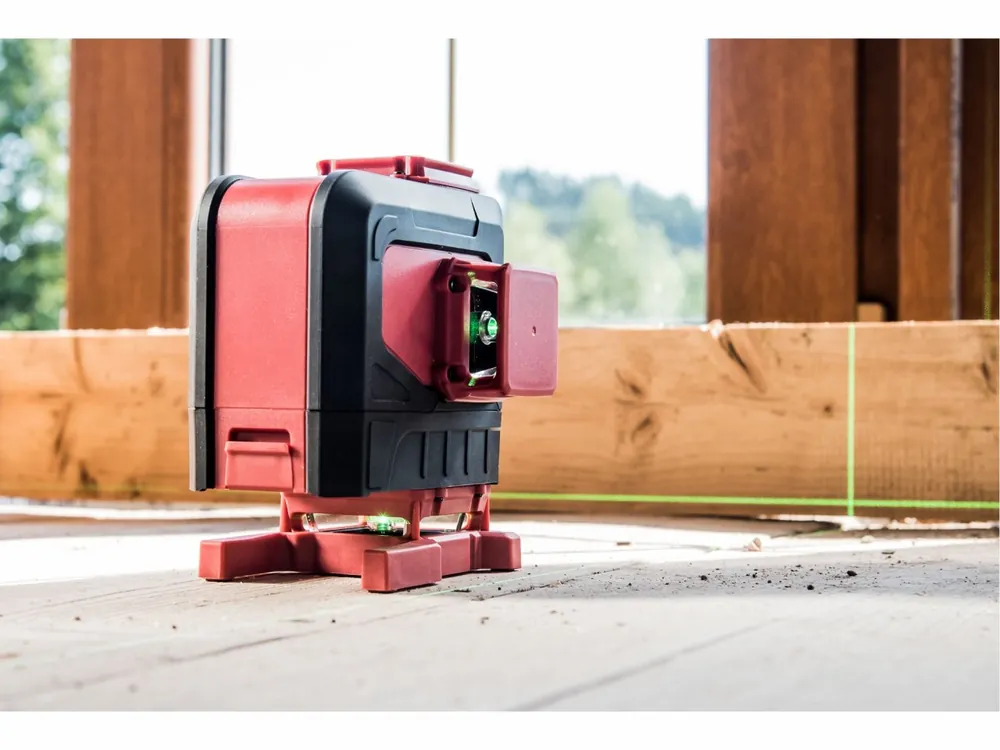 Novinka | Křížový laser 3D 360° zelený paprsek, samonivelační FORTUM 4780216