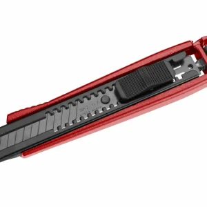Skvělá cena - FORTUM Nůž ulamovací 18mm celokovový s výztuhou, Auto-lock, SK2
