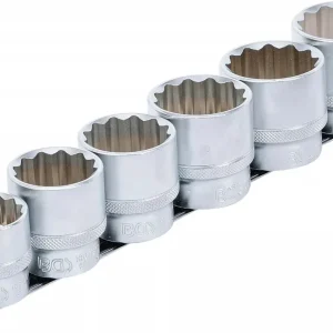Velmi populární | BGS Gola ořechy dvanáctihranné sada 24-38mm 1/2"