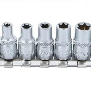 Snadný nákup | BGS Nástrčné hlavice 1/4" a 3/8" vnitřní torx E4-E11, sada 7ks, E-Profil