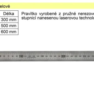 Novinka v sortimentu - Měřítko ocelové 30cm, pravítko