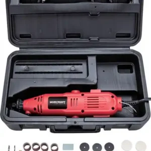 WORCRAFT Bruska přímá vysokoobrátková 135W s ohebným prodloužením, v kufru, EMG01-42 - Nově přidáno