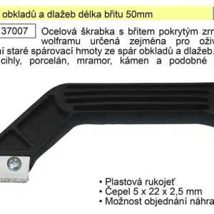 Čistič spár obkladů a dlažeb délka břitu 50mm | Prémiová kvalita