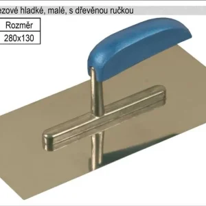 Doprodej zásob - Hladítko nerezové 280x130mm malé s dřevěnou rukojetí