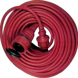 Prodlužovací kabel 1 zásuvka délka 20 m 16 A, IP44, gumový | Připraveno k expedici