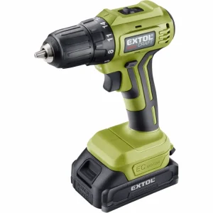 Zlevněno | EXTOL CRAFT vrtací šroubovák aku, BRUSHLESS, 20V Li-ion, 2×2Ah 402450