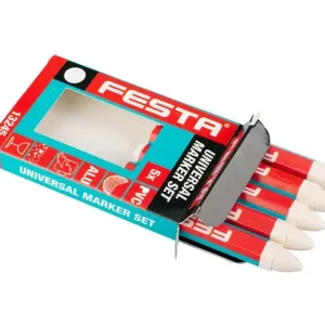Značkovač univerzální FESTA 120mm bílý 5ks | Akce končí brzy