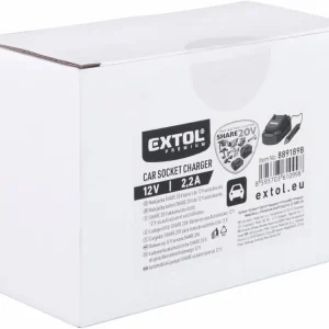 EXTOL ENERGY nabíječka do autozásuvky SHARE20V, 12V, 2,2A 8891898 | Snadné objednání