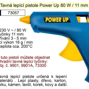 Tavná lepící pistole Power Up 80 W 11 mm - Jen po omezenou dobu