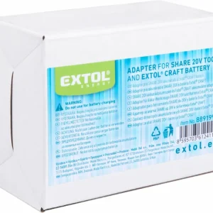 EXTOL ENERGY Redukce adaptér pro SHARE20V stroj a EXTOL CRAFT 20V (Makita) baterii - K dispozici