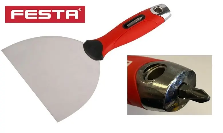 FESTA špachtle 150 nerez, INOX, bit PH2, pogumovaná rukojeť, 31455 | Kvalitní produkt