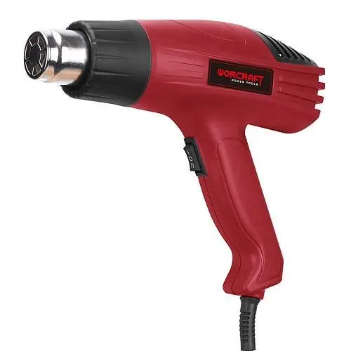 WORCRAFT Pistole opalovací horkovzdušná 2000W | Velmi žádaný produkt