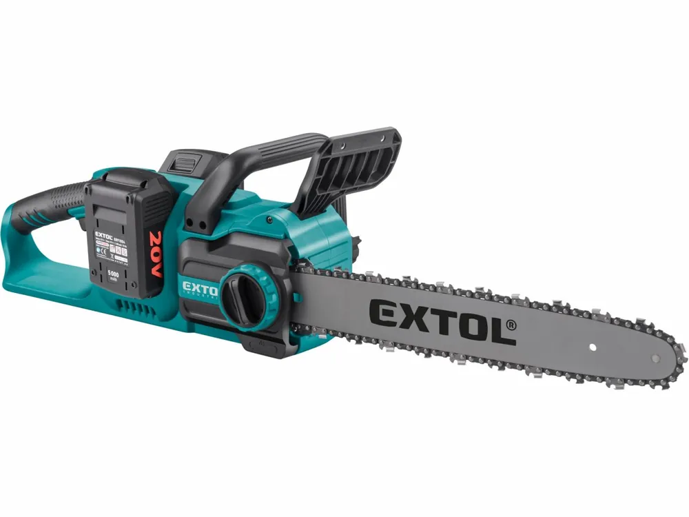 Vrácení zdarma | EXTOL INDUSTRIAL pila řetězová aku SHARE20V, 40cm, BRUSHLESS, 2x4Ah 8791920