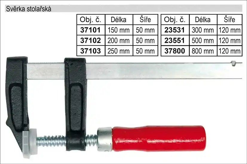 Svěrka stolařská 150x 50mm | Nejlepší cena