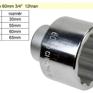 Do vyprodání zásob - TRIUMF Gola ořech dvanáctihran 60mm 3/4" 12hran