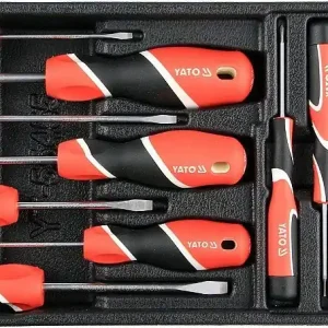 Nově v e-shopu | Vložka do zásuvky, YT-55455, šroubováky, sada 14 kusů, Yato