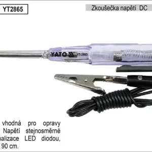 Zkoušečka napětí DC 6-24V Yato - Zlevněno