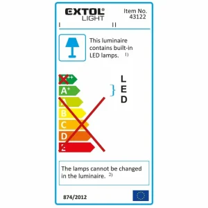 Reflektor LED 10 W s akumulátorem se stojánkem Extol - Bezpečný nákup