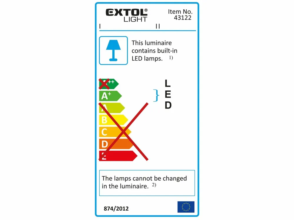Reflektor LED 10 W s akumulátorem se stojánkem Extol - Bezpečný nákup