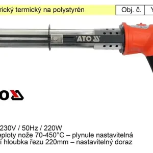 Akce končí brzy | Nůž elektrický termický na polystyrén YT-82190
