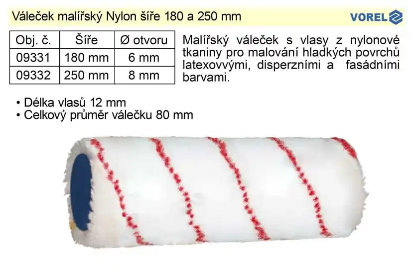 Kupte dnes | Váleček malířský Nylon šíře 250 mm