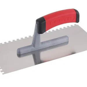 Rychlé dodání - Hladítko zubaté FESTA nerez gumová rukojeť 280x130mm zub e10