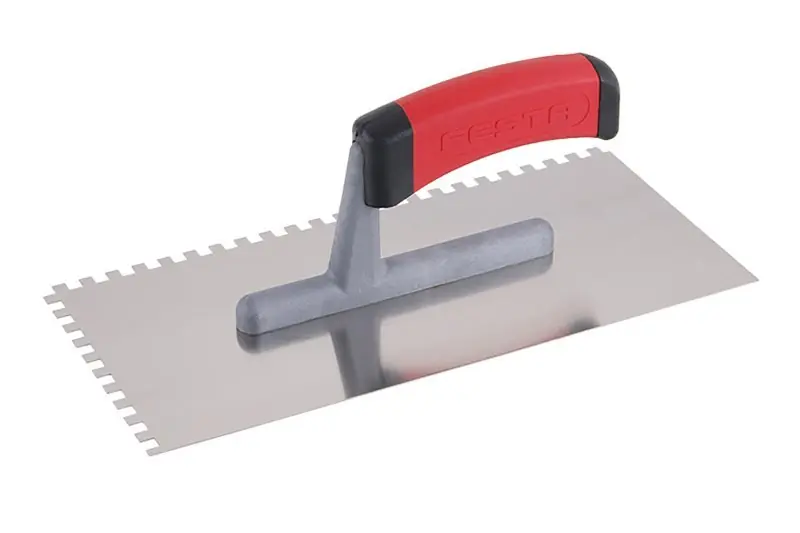 Hladítko zubaté FESTA nerez gumová rukojeť 280x130mm zub e6 | Koupit online