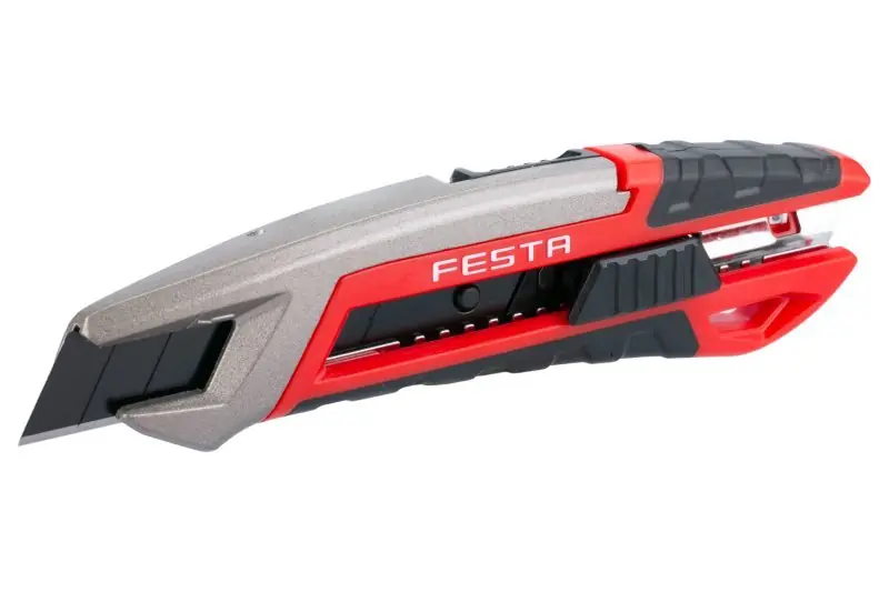 FESTA INDUSTRY Nůž žiletkový kovový odlamovací 18mm, odlamovací mechanizmus | Pořiďte si nyní