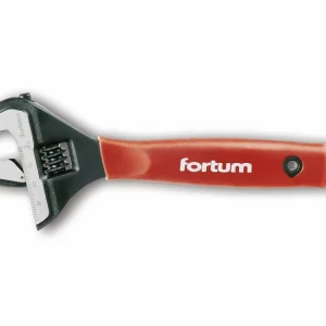 klíč nastavitelný instalatérský, 210 mm/8", 0-38mm, M2-M24, 61CrV5, FORTUM | Nově v nabídce