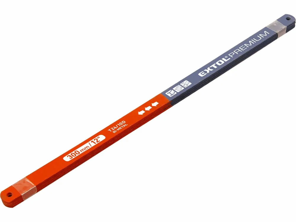 Nyní k dispozici - Pilové listy na kov, Bi-Metalově, 10 kusů, 300 mm, Extol Premium