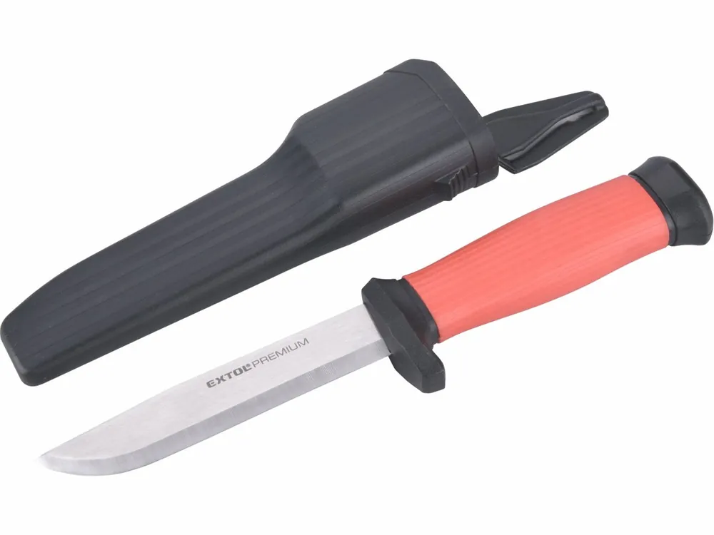 EXTOL PREMIUM nůž univerzální s plastovým pouzdrem, 223/120mm 8855101 | Skvělá cena