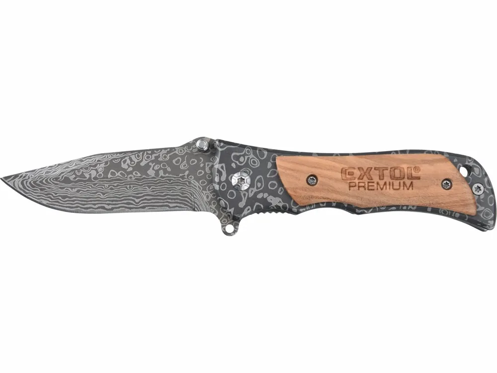 EXTOL PREMIUM nůž zavírací, nerez, 160/90mm 8855121 | Přímo z továrny