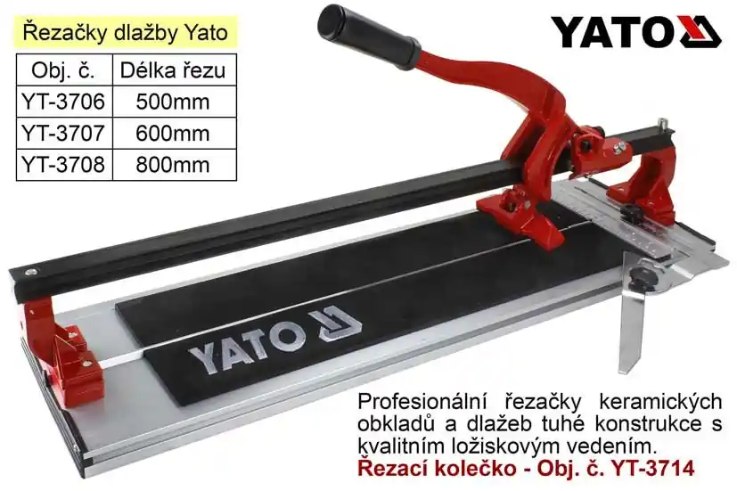 Řezačka na dlažby 600mm - YT3707 - Nejlepší cena