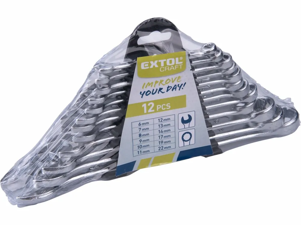 Klíče očkoploché sada 12 kusů 6-22mm W.S - Ihned k dispozici