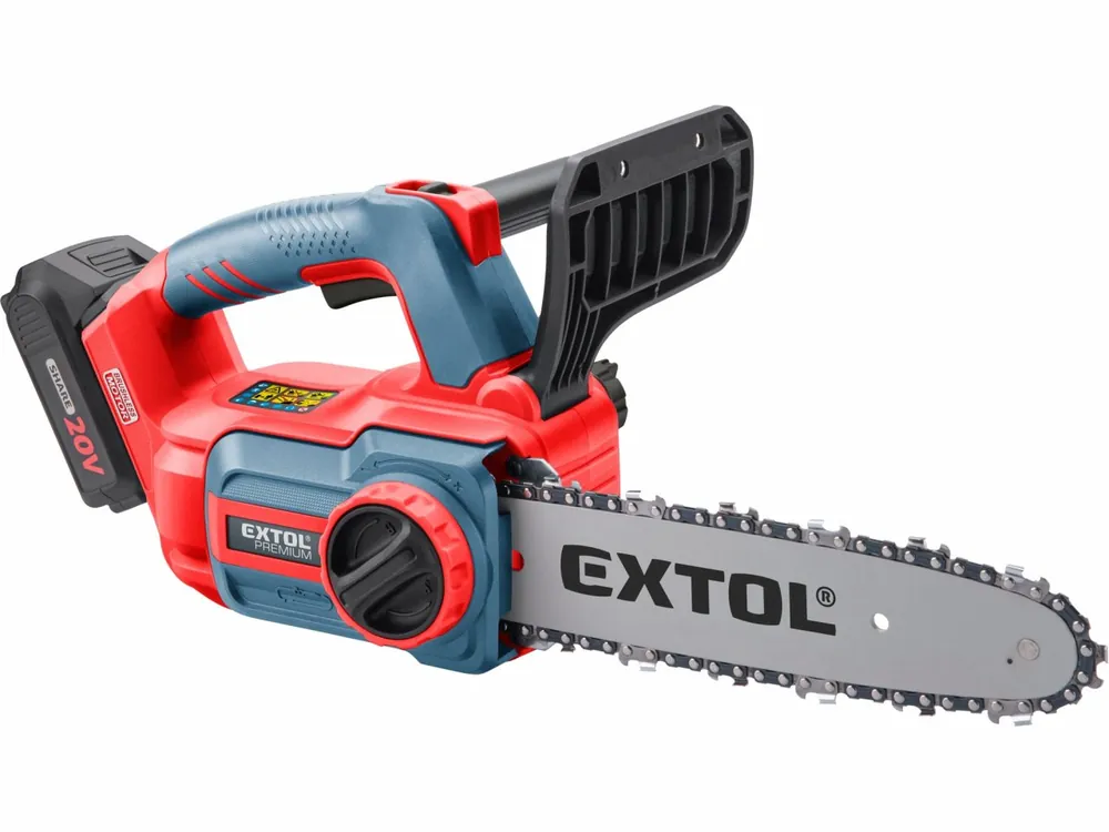 Speciální cena - EXTOL PREMIUM pila řetězová aku SHARE20V, BRUSHLESS, 30cm, 2Ah 8891920