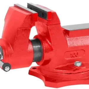 Nově v sortimentu | STREND PRO Profi svěrák 125 mm dílenský stolní zámečnický otočný, SG ocel