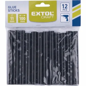 EXTOL CRAFT tyčinky tavné, černá barva, pr.11x100mm, 12ks 9913 - Objednat online