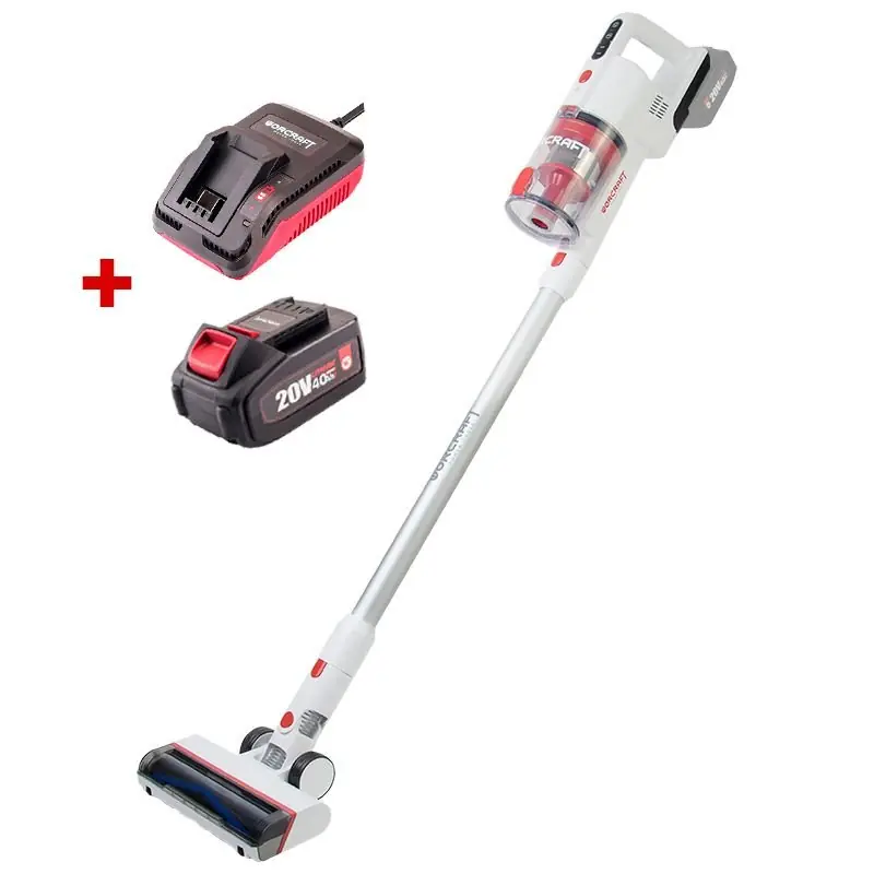 WORCRAFT CPVC-S20LiB Aku vysavač tyčový, ShareSYS 20V, 1x4.0Ah | Sleva navíc